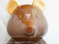 Louis vuitton boxing bear sculptuur - cobra art galery - afbeelding 6 van  7