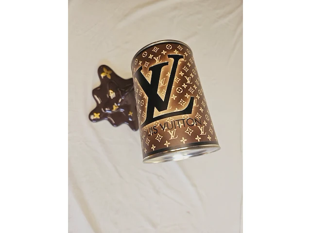 Louis vuitton paint can - cobra art naor kunstwerk - afbeelding 3 van  6