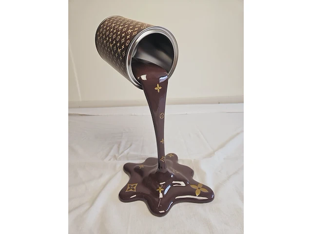 Louis vuitton paint can - cobra art naor kunstwerk - afbeelding 4 van  6