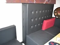 Lounge banken 125 l/135h 9st + kussens 20 tal