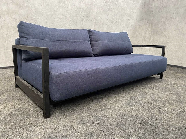 Lounge sofa - blauw zwart - afbeelding 2 van  8