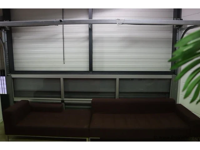 Loungebank - bruin gestoffeerd - 210x92x35-70cm - afbeelding 2 van  7