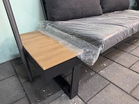 Loungebank 227x65 lesli living, antraciet - afbeelding 3 van  8