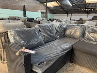 Loungebank 240x180 cm, zwart - afbeelding 5 van  7