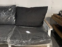 Loungebank 3-zits 205x68x58 cm - afbeelding 4 van  6
