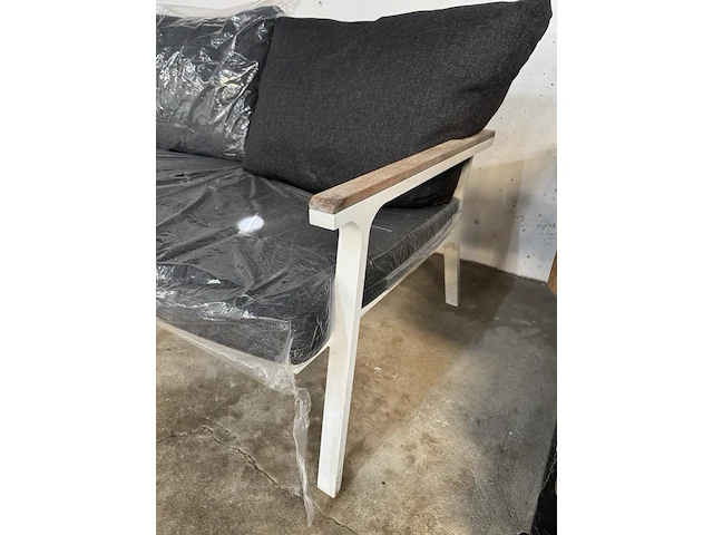 Loungebank 3-zits 205x68x58 cm - afbeelding 6 van  6