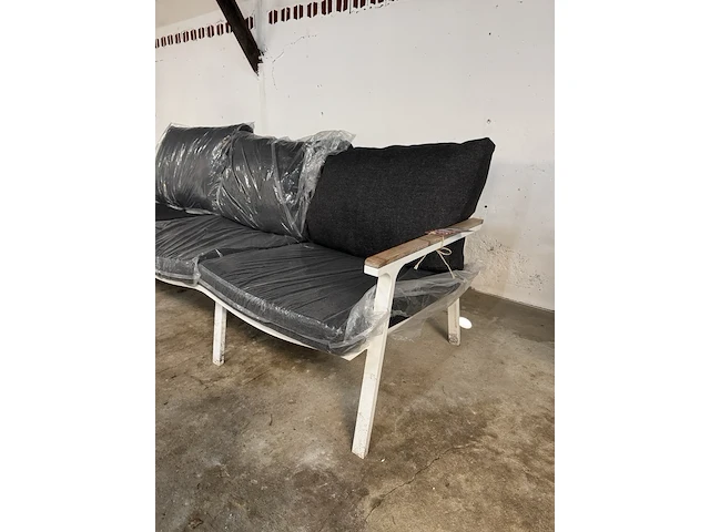 Loungebank 3-zits 205x68x58 cm - afbeelding 3 van  6