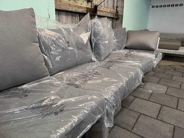 Loungebank 310x85x80 cm, antraciet - afbeelding 7 van  7