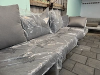 Loungebank 310x85x80 cm, antraciet - afbeelding 7 van  7