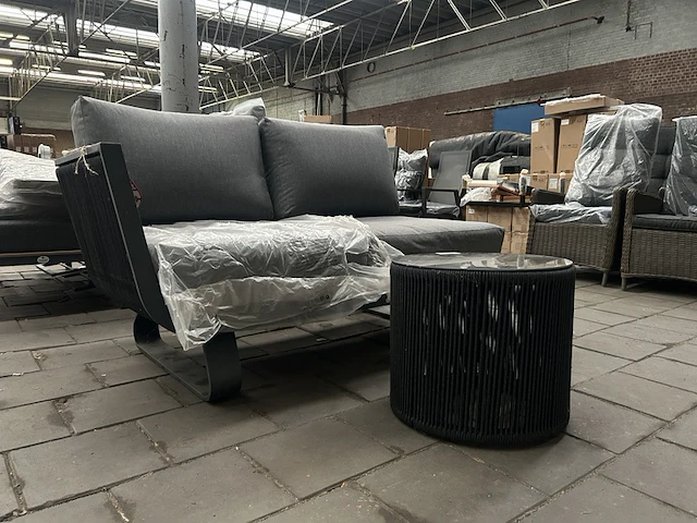 Loungebank met bijzettafel - afbeelding 5 van  12