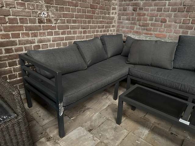 Loungebank met bijzettafel - afbeelding 2 van  6