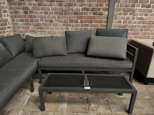 Loungebank met bijzettafel - afbeelding 3 van  6