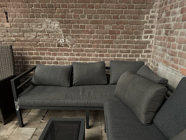 Loungebank met bijzettafel - afbeelding 6 van  6