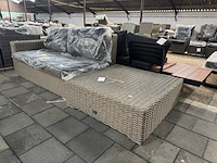 Loungebank met hocker denza - afbeelding 1 van  6