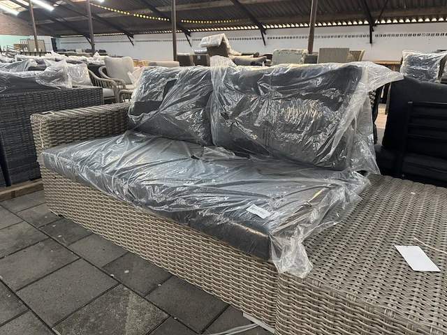 Loungebank met hocker denza - afbeelding 2 van  6