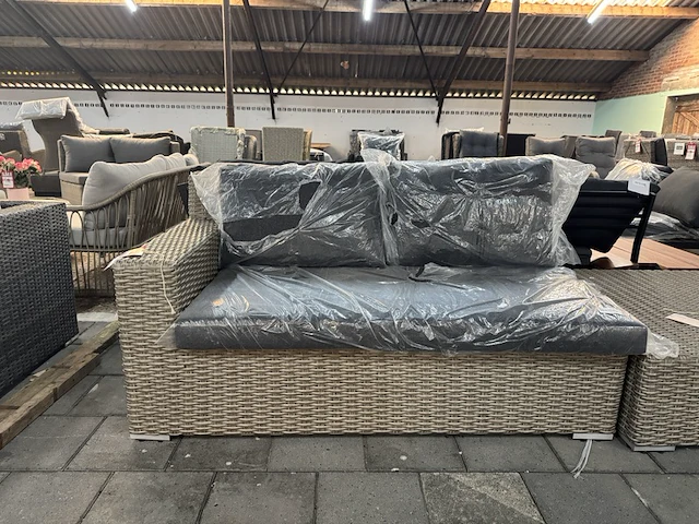 Loungebank met hocker denza - afbeelding 3 van  6