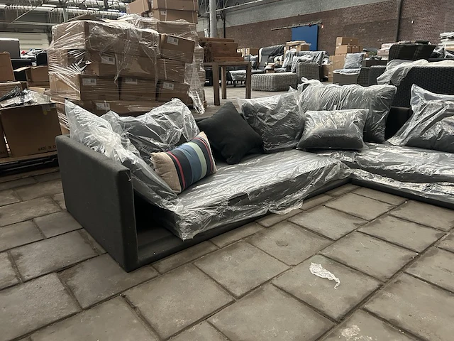 Loungebank met kussens dbm - afbeelding 10 van  11