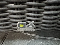 Loungebank met stoel applebee, bruin - afbeelding 7 van  9