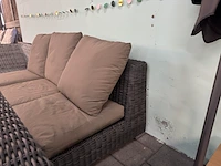 Loungebank met stoel applebee, bruin - afbeelding 8 van  9