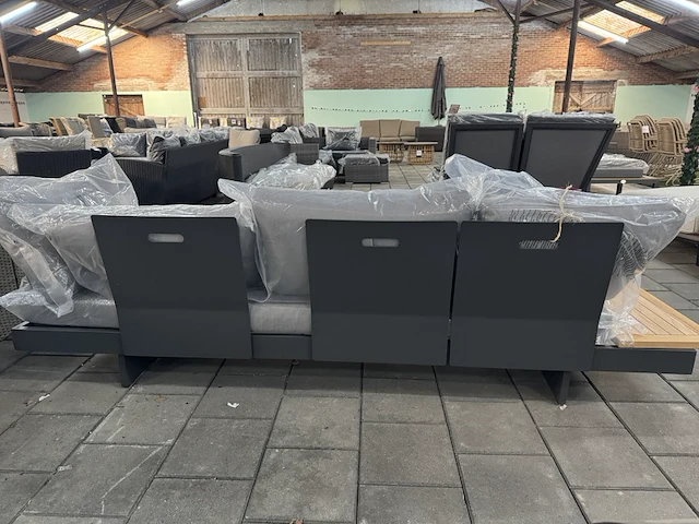 Loungebank met tafel 253x72x72 cm - afbeelding 10 van  12