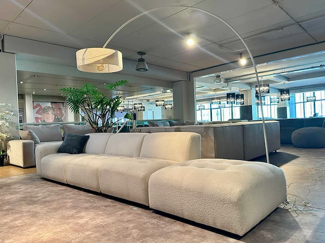 Loungebank van comfortabele teddystof - afbeelding 2 van  8