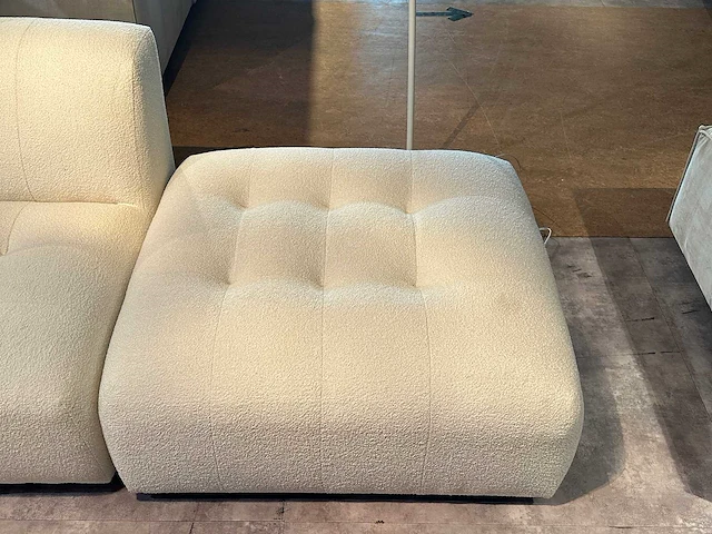 Loungebank van comfortabele teddystof - afbeelding 3 van  8