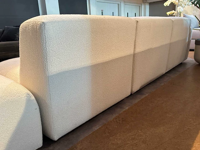 Loungebank van comfortabele teddystof - afbeelding 5 van  8