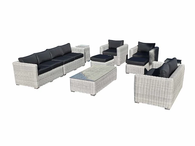 Loungeset - vonato - cavita - 10-delig - afbeelding 1 van  2