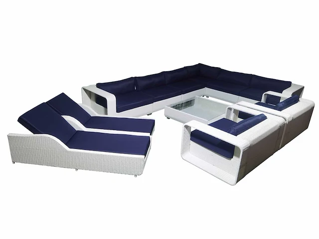 Loungeset - vonato - zalvora - 11-delig - afbeelding 1 van  2