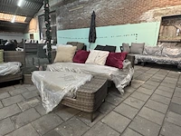 Loungeset 7-delig: 3 banken, 2 hockers, 2 tafels artie - afbeelding 7 van  13