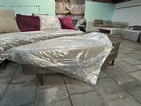 Loungeset 7-delig: 3 banken, 2 hockers, 2 tafels artie - afbeelding 11 van  13
