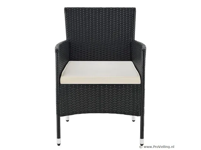 Loungeset fort myers zwart - afbeelding 2 van  14