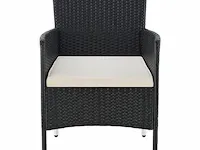 Loungeset fort myers zwart - afbeelding 2 van  14