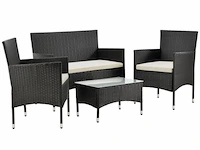 Loungeset fort myers zwart - afbeelding 12 van  14