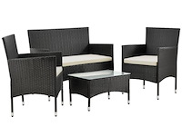 Loungeset fort myers zwart - afbeelding 12 van  14