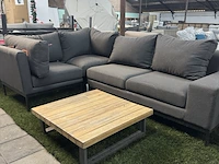 Loungeset met bijzettafel fonteyn, antraciet - afbeelding 1 van  7