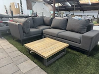Loungeset met bijzettafel fonteyn, antraciet - afbeelding 2 van  7