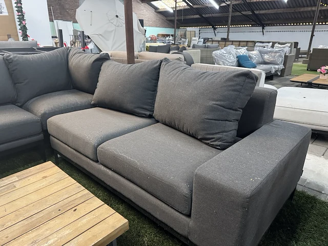 Loungeset met bijzettafel fonteyn, antraciet - afbeelding 6 van  7