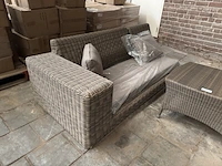 Loungeset met tafel fonteyn, 4 seasons outdoor - afbeelding 4 van  7