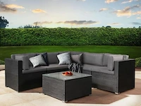 Loungeset nassau donkergrijs - afbeelding 5 van  12