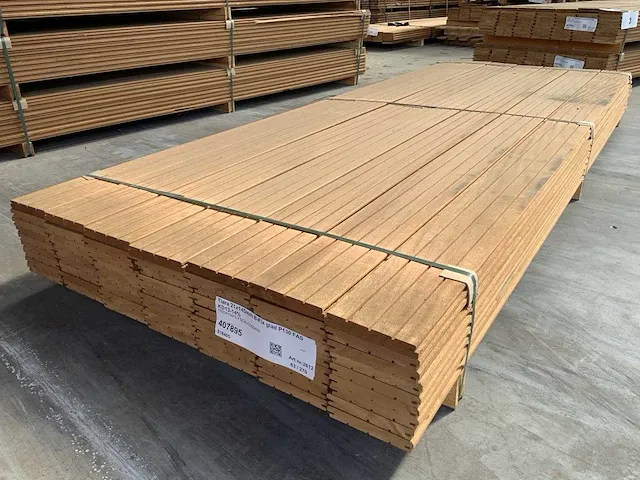 Louro gamela b-fix glad vlonderplank (63x) - afbeelding 4 van  6