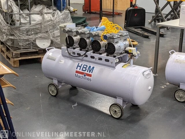 Low noise compressor hbm , hbm 200 liter, bouwjaar 2021 - afbeelding 1 van  9