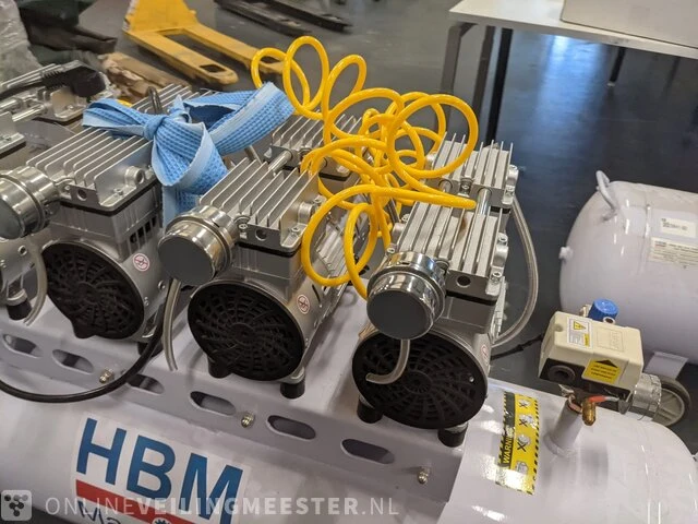 Low noise compressor hbm , hbm 200 liter, bouwjaar 2021 - afbeelding 4 van  9