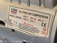 Low noise compressor hbm , hbm 200 liter, bouwjaar 2021 - afbeelding 9 van  9