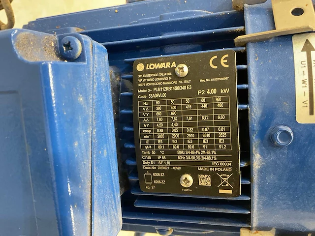 Lowara 15sv05f040t/d pomp - afbeelding 6 van  7