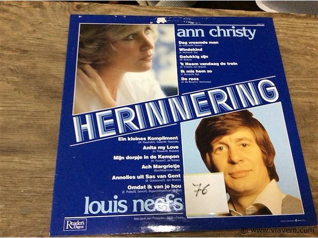 Lp a. christy en l. neefs - afbeelding 2 van  2