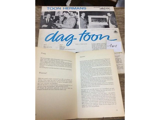 Lp + boek toon hermans - afbeelding 2 van  2