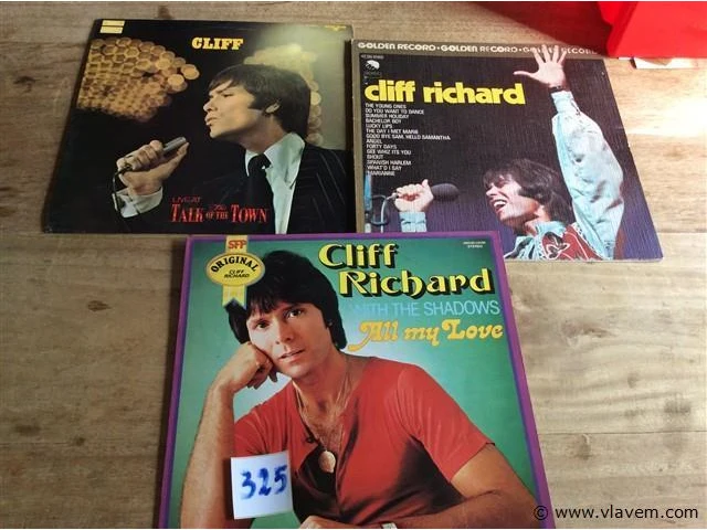 Lp cliff richard 3stuks - afbeelding 1 van  1