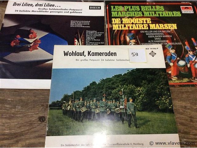 Lp duitse militairen - afbeelding 1 van  2