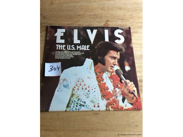 Lp elvis the u.s. male - afbeelding 1 van  1